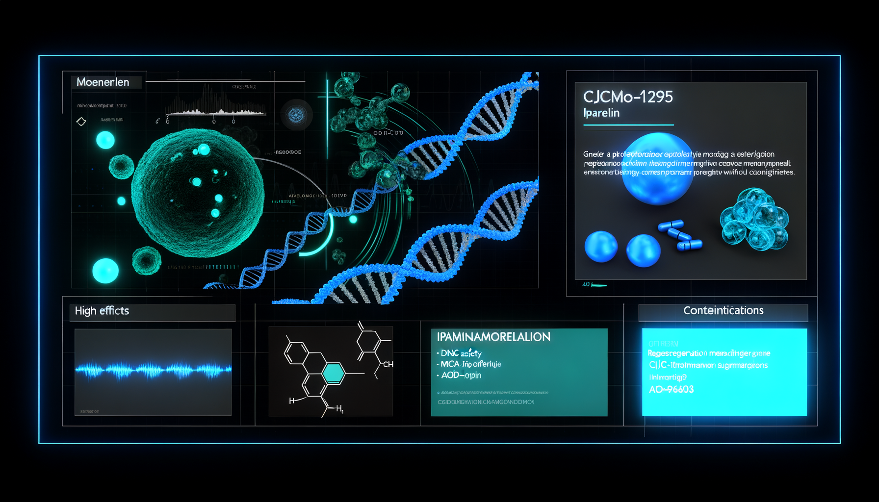 CJC-1295 + Ipamorelin + AOD-9604: Safety, Side Effects, and Contraindi